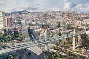 Puentes Trillizos bridges in La Paz photo