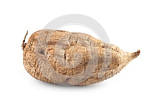 Pueraria mirifica or white kwao krua fruit isolated on background