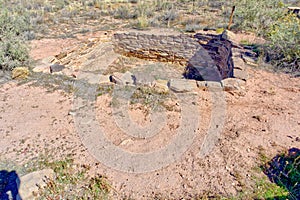 Puerco Pueblo Ruins at Petrified Forest AZ photo