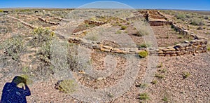 Puerco Pueblo Ruins at Petrified Forest AZ photo