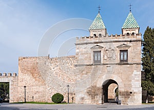 Puerta Bisagra in Toledo, Spain