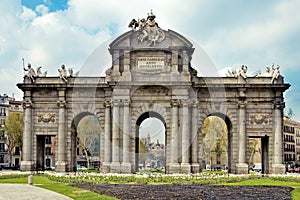 Puerta de Alcala, Madrid photo