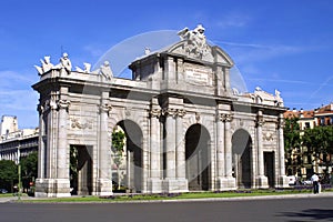 Puerta de Alcala in Madrid, Spain