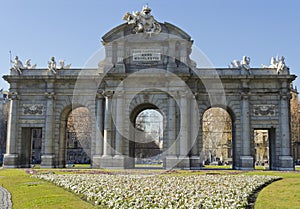 Puerta de Alcala in Madrid - Spain