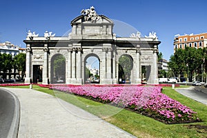 Puerta de Alcala in Madrid, Spain