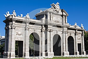 Puerta de Alcala. Madrid, Spain