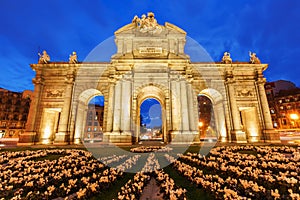 Puerta de Alcala in Madrid, Spain