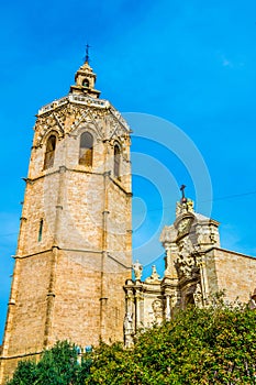 Puerta de los Hierros - Part of the Metropolitan Cathedral-Basilica of the Assumption of Our Lady of Valencia...IMAGE photo