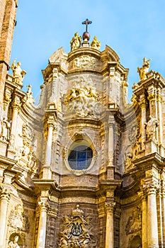 Puerta de los Hierros - Part of the Metropolitan Cathedral-Basilica of the Assumption of Our Lady of Valencia...IMAGE photo