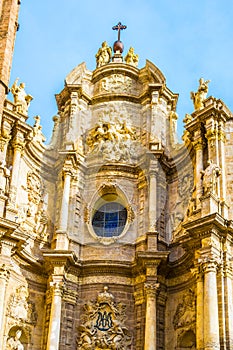 Puerta de los Hierros - Part of the Metropolitan Cathedral-Basilica of the Assumption of Our Lady of Valencia...IMAGE photo
