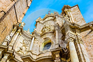 Puerta de los Hierros - Part of the Metropolitan Cathedral-Basilica of the Assumption of Our Lady of Valencia...IMAGE photo