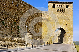 Puerta de San Mateo, in Morella, Spain photo