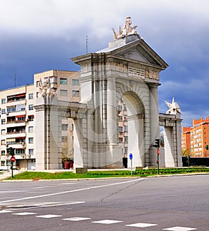 Puerta de San Vincente, Madrid, Spain photo