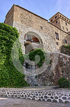 Puerta de Valmardon Gate. Toledo, Spain photo