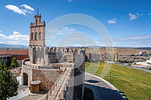 Puerta del Carmen Gate and Bell Gable at Avila Medieval Walls - Avila, Spain