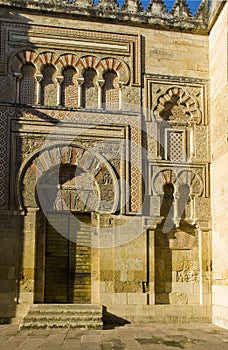 Puerta del Espiritu Santo in Cathedral Mosque, Mezquita de Cordo photo