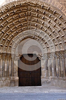 Puerta del Juicio, Cathedral of Tudela, Navarra photo