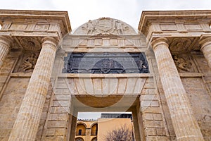 Puerta del Puente is a Renaissance gate in Cordoba, Spain