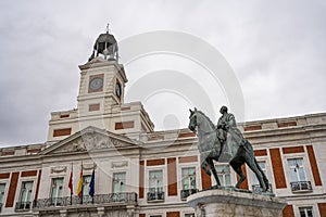 Puerta del Sol square, Madrid city, Spain