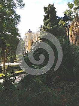 Puerta Oscura gardens-Malaga-Andalusia photo