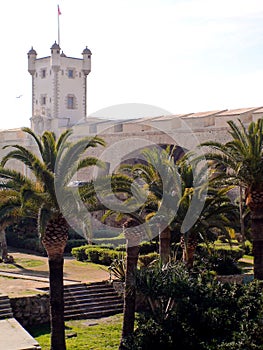 Puertas Tierra in the bay of Cadiz, Andalusia. Spain. photo