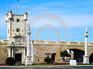 Puertas Tierra in the bay of CÃÂ¡diz, AndalucÃÂ­a. Spain. photo