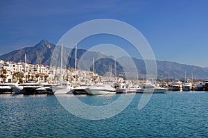 Puerto Banus in Marbella, Spain