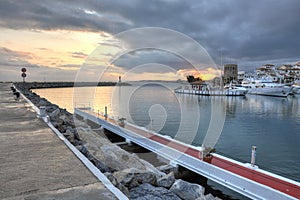 Puerto Banus seafront,Costa del Sol,Spain photo