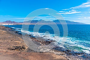 Puerto de la cruz at Jandia peninsula at Fuerteventura, Canary Islands, Spain photo