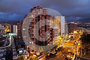 Puerto de la Cruz at Night