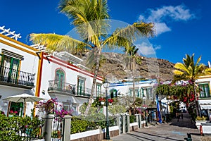 Puerto de Mogan, a beautiful, romantic town on Gran Canaria, Spain photo