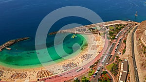 Puerto de Mogan town on the coast of Gran Canaria island
