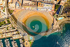 Puerto de Mogan town on the coast of Gran Canaria island