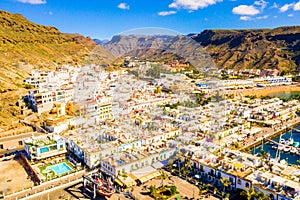 Puerto de Mogan town on the coast of Gran Canaria island