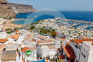 Puerto de Mogan town on the coast of Gran Canaria island