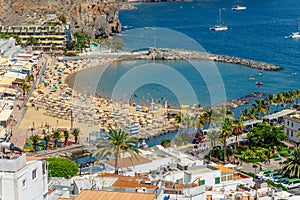 Puerto de Mogan town on the coast of Gran Canaria island, Spain