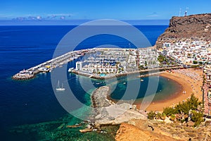 Puerto de Mogan town on Gran Canaria photo