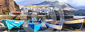 Puerto de Sardina - traditional fishing village in Gran Canaria. Canary islands photo