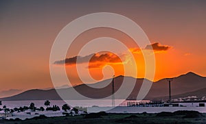 Puerto del carmen sunset photo