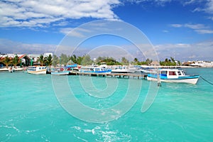 Puerto Juarez Cancun Quintana Roo tropical boats photo