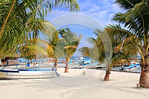 Puerto Juarez Cancun Quintana Roo tropical boats photo