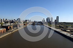 Puerto Madero from the air photo