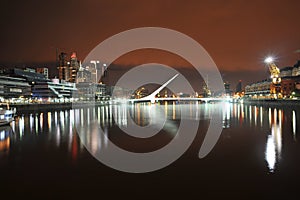 Puerto Madero with its historic Buenos Aires skyscrape photo