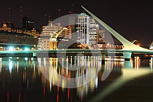 Puerto Madero at night