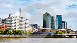 Puerto Madero Waterfront in Buenos Aires, Argentina