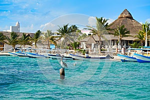 Puerto Morelos beach in Riviera Maya