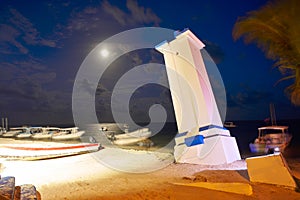 Puerto Morelos beach sunset Riviera Maya