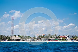 Puerto Morelos Coast in Riviera Maya