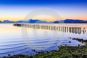 Puerto Natales in Patagonia, Chile.