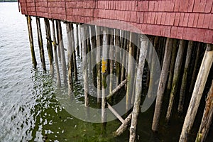 Puerto Natales Stilt Houses, Chile, Travel